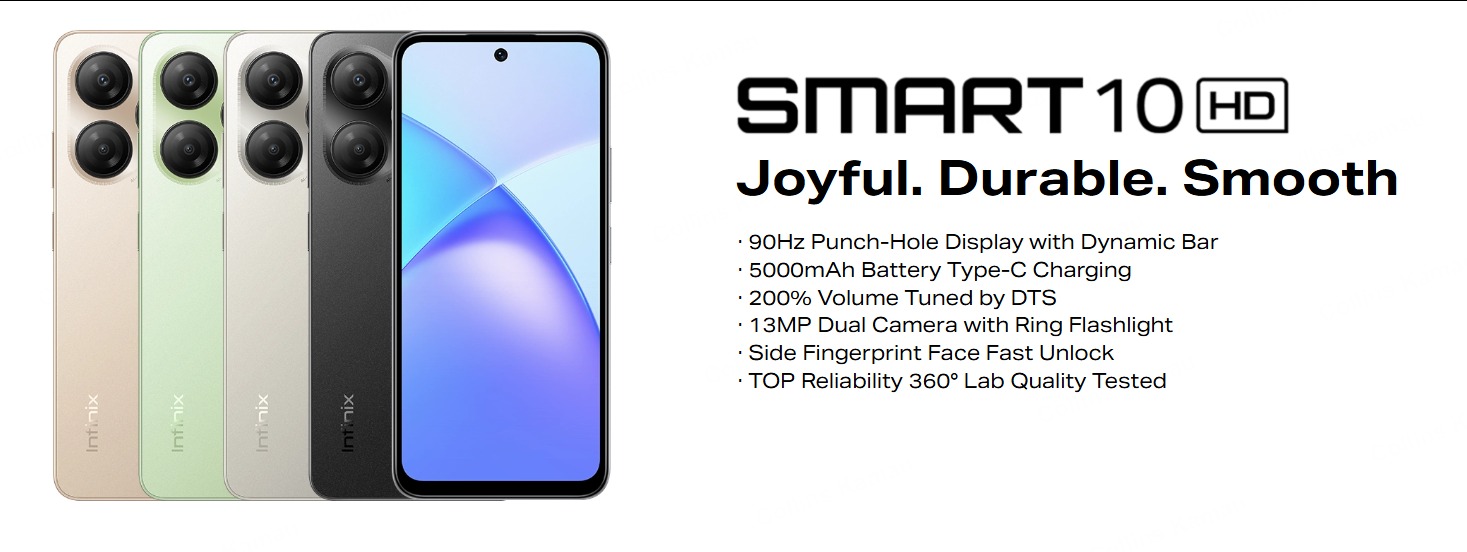 Infinix Smart 10 — Joyful, Durable, Smooth